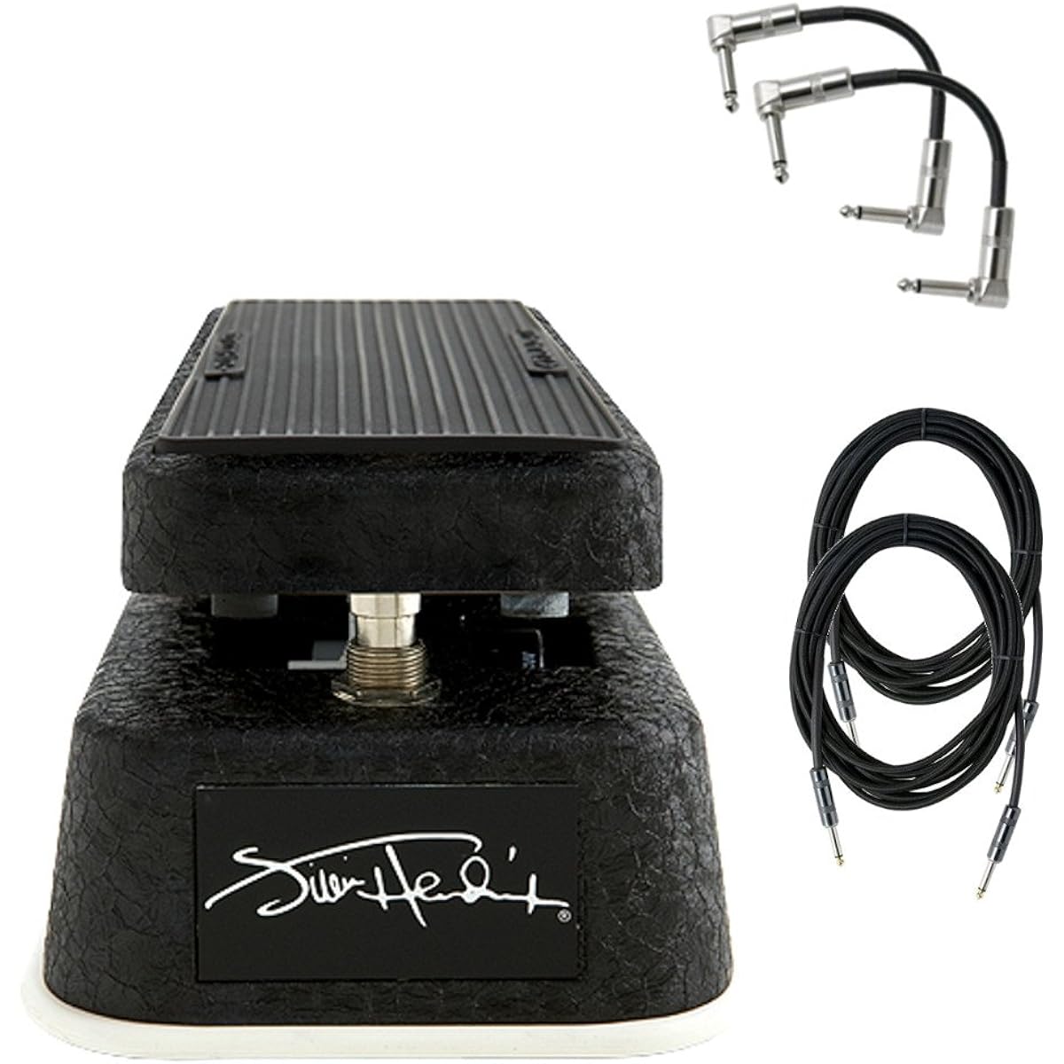 DUNLOP JH1D HENDRIX WAH Pedal with 2 Patch Cables and 2 10ft Instrument Cables