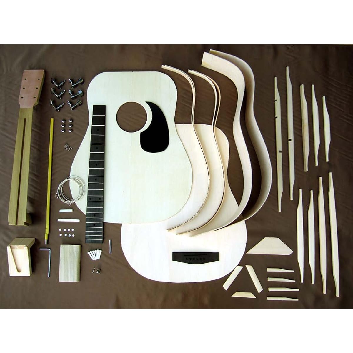 HOSCO Dreadnought Acoustic Guitar Kit Rosewood Back & Sides GR-KIT-D3