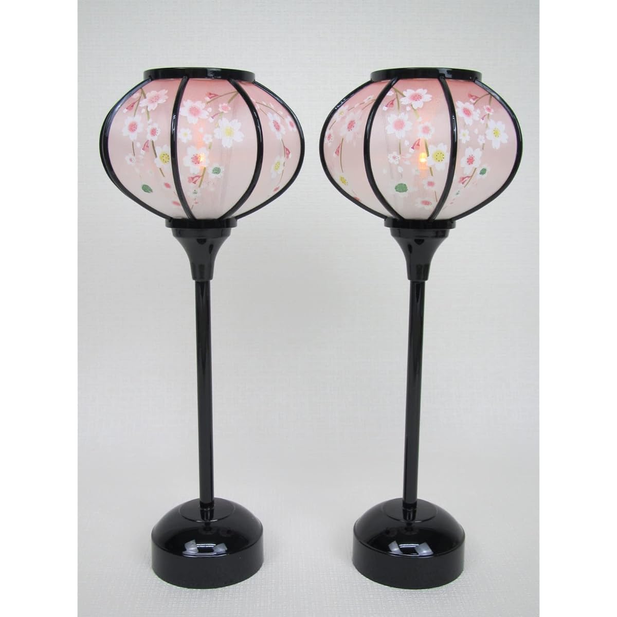 Parts sold Cordless lantern "Miyuki Weeping Cherry Blossom" Snow lantern (LED) Hina doll accessories (29cm)