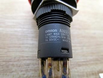 omron emergency stop push button switch (φ16) (A165E-S-03U)