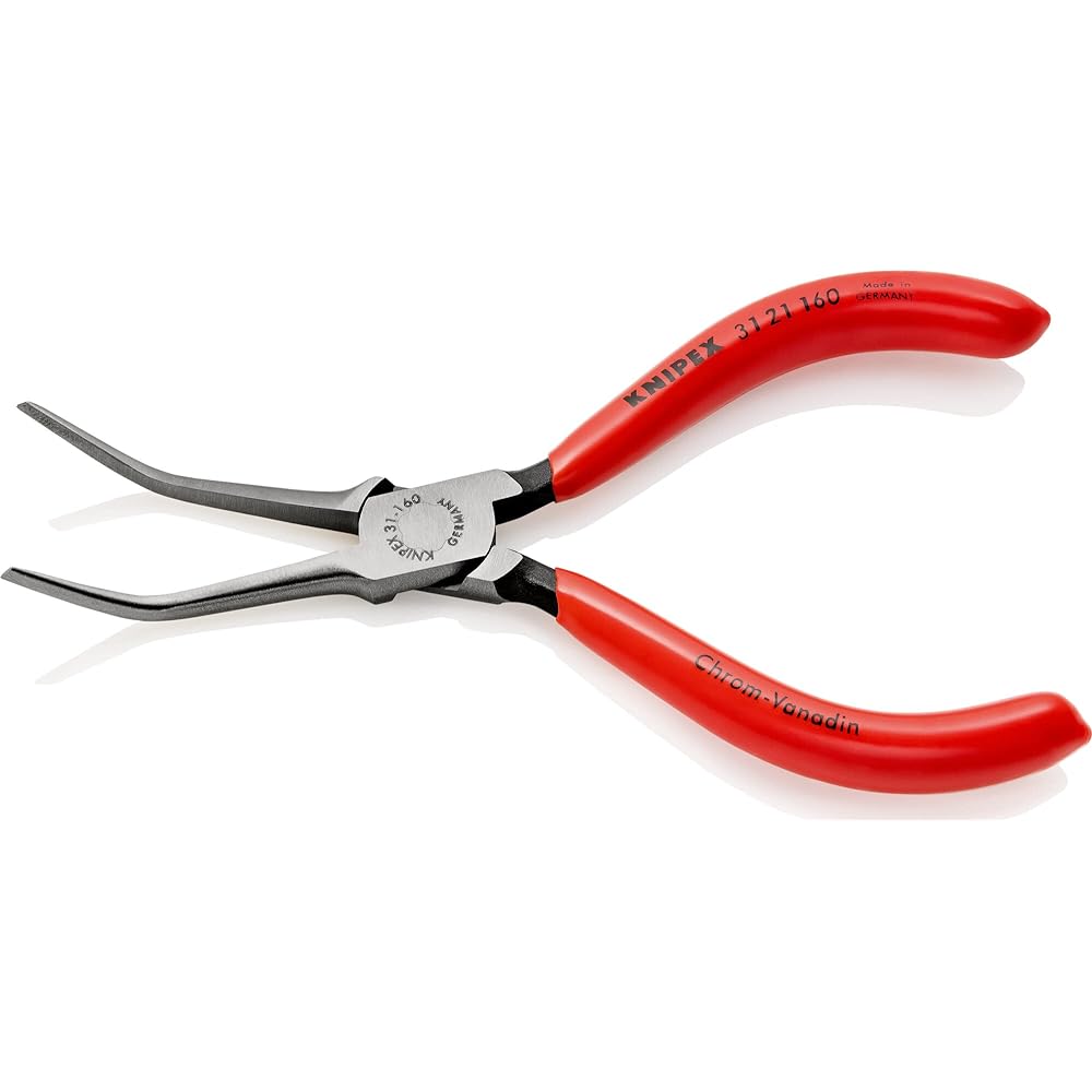 KNIPEX 3121-160 45° bent needle nose pliers (SB)