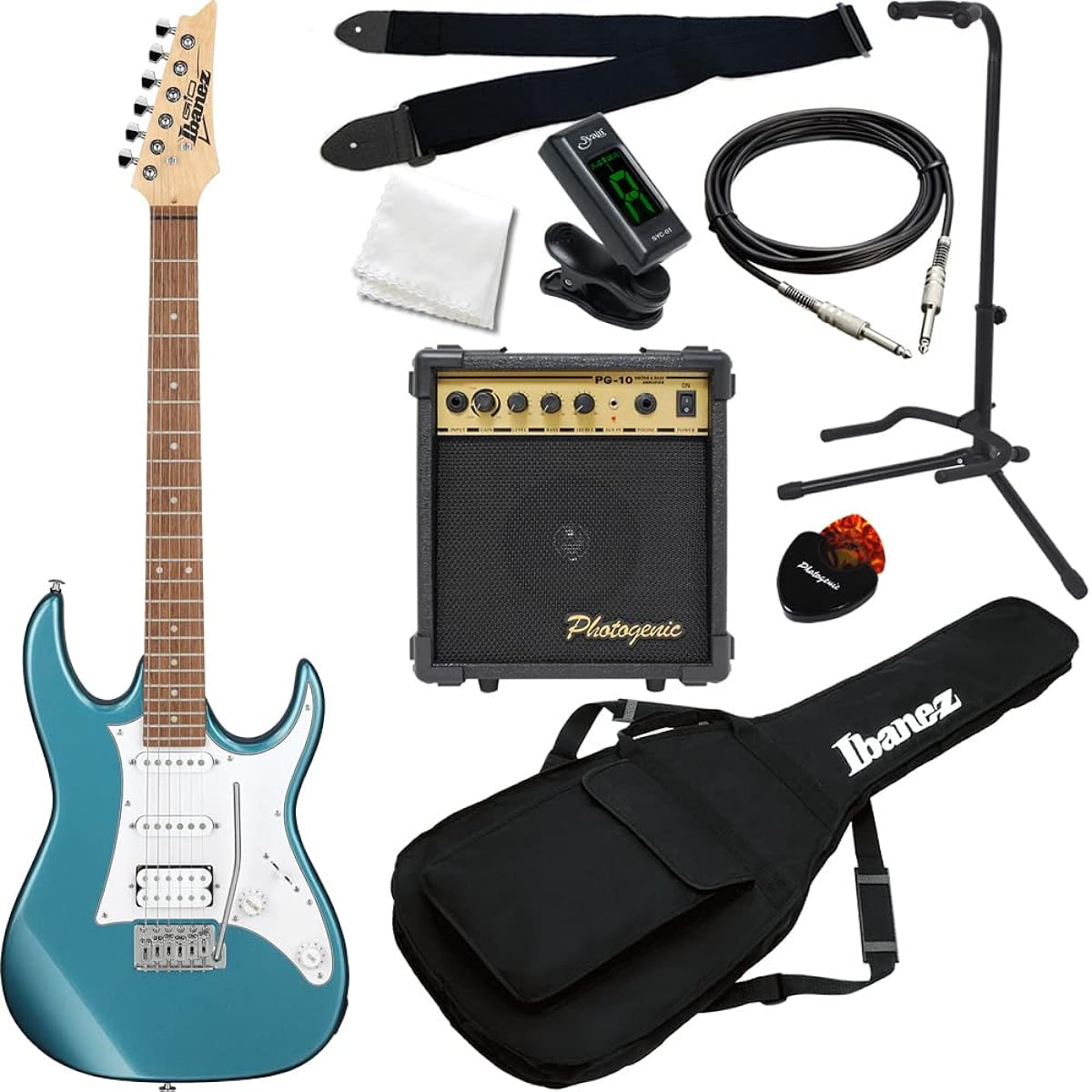 GIO Ibanez Electric Guitar GRX40/MLB Electric Guitar Introductory Set [Included Amplifier: PhotoGenic 10W PG10]