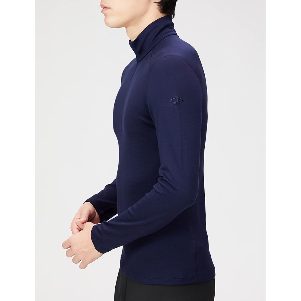[Ice Breaker] Long Sleeve Cut and Sew Men's 260 Tech Long Sleeve Half Zip IX26222 Merino Wool Humidity Control Temperature Controlling Deodorizing Effect
