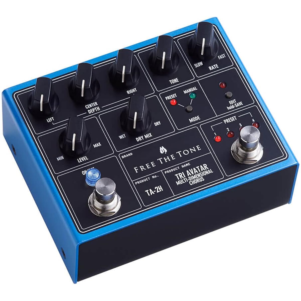 Free The Tone TA-2H TRI AVATAR MULTI-DIMENSIONAL CHORUS Chorus Guitar Effector