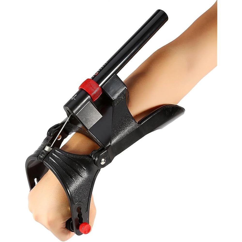 Wrist Strength Training Muscle Training Power Arm Adjustable Resistance Comfortable Perfect for Home and Gym Unisex Black