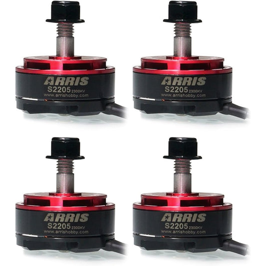ARRIS S2205 2300KV Brushless Motor for FPV Race Quad (2 CW + 2 CCW)