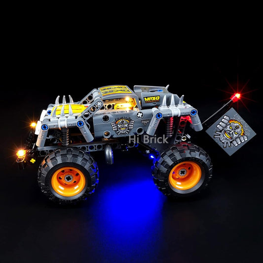 ASTEM LED Kit for Lego Monster Jam Max D Exclusive, 42119 (Lights Only, Lego Set Not Included).