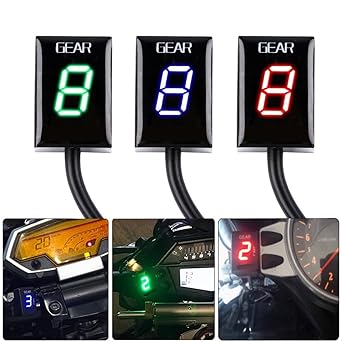 Digital Meter Display Motorcycle LCD Electronics 1-6 Level Gear Indicator Digital Gear Meter Honda CB1100 (Non ABS) (ABS) 2010-2013 CB 1100 Indicator Meter Display