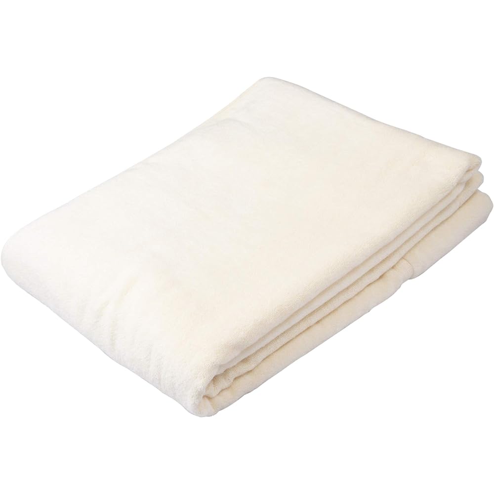 nishikawa [Nishikawa] Premium Towel Blanket, Ivory, Single, Fluffy feeling that hugs your bare skin, Fluffy volume, Made in Japan, RR09150014IV