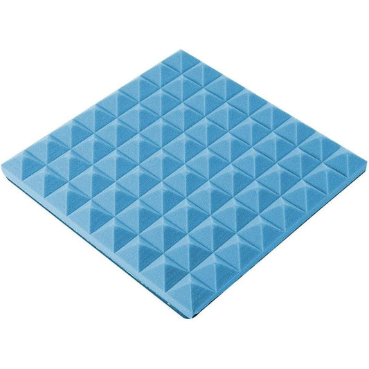 Anti-Noise Studio Acoustic Panels, 20PCS Square Sound Absorbing Cotton Gym Wall Soundproofing Foam Panels Home Supplies (Purple) (Blue)