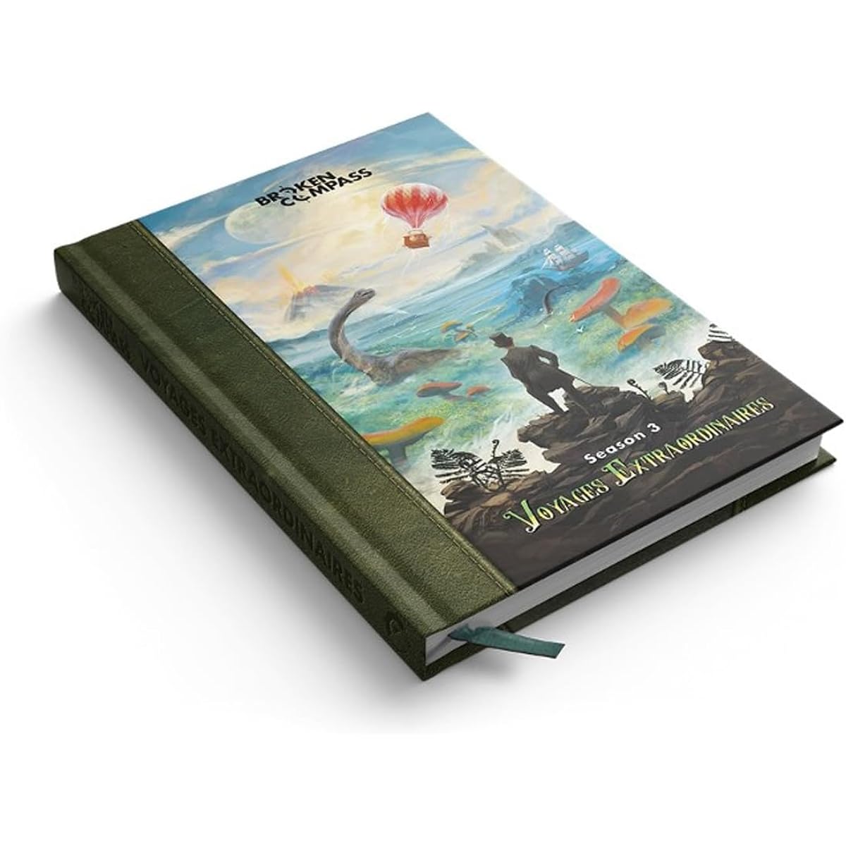 CMON Broken Compass Voyages Extraordinaires - Season 3 Rulebook | Role Playing Game | Adventure Game | Fun RPG for Kids and Adults | Ages 14+ | 2-5 Players | Average Playtime 120+ Minutes | Made by CMON