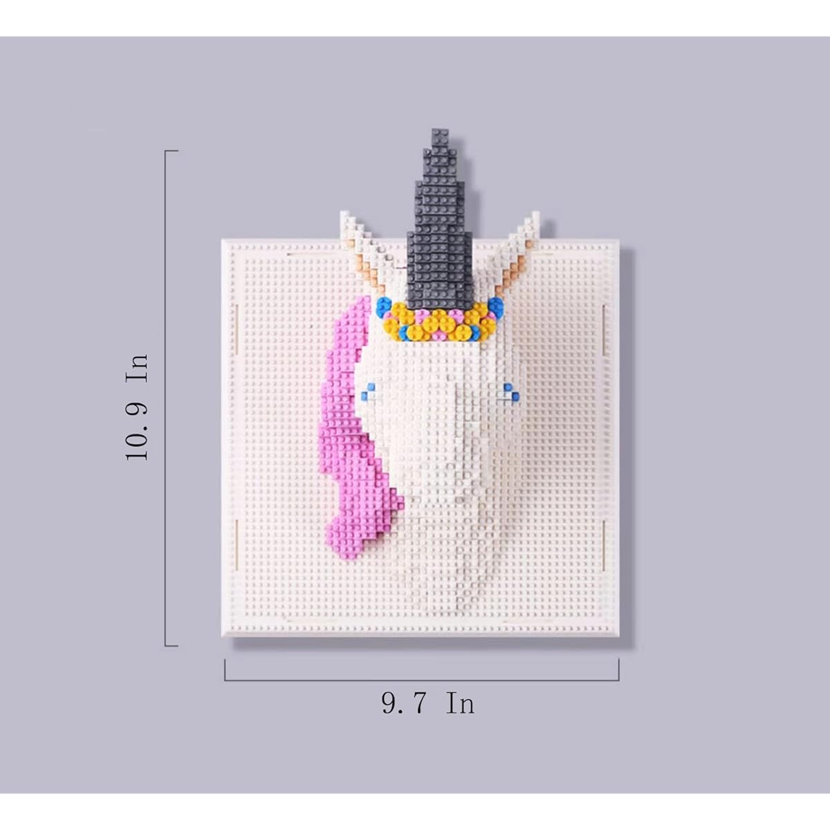 BDYDT Art Unicorn Building Blocks Set; Wall Decoration Set for Adults Who Love Creative Hobbies (1784 Pieces) Toy Gift for Kids and Adults