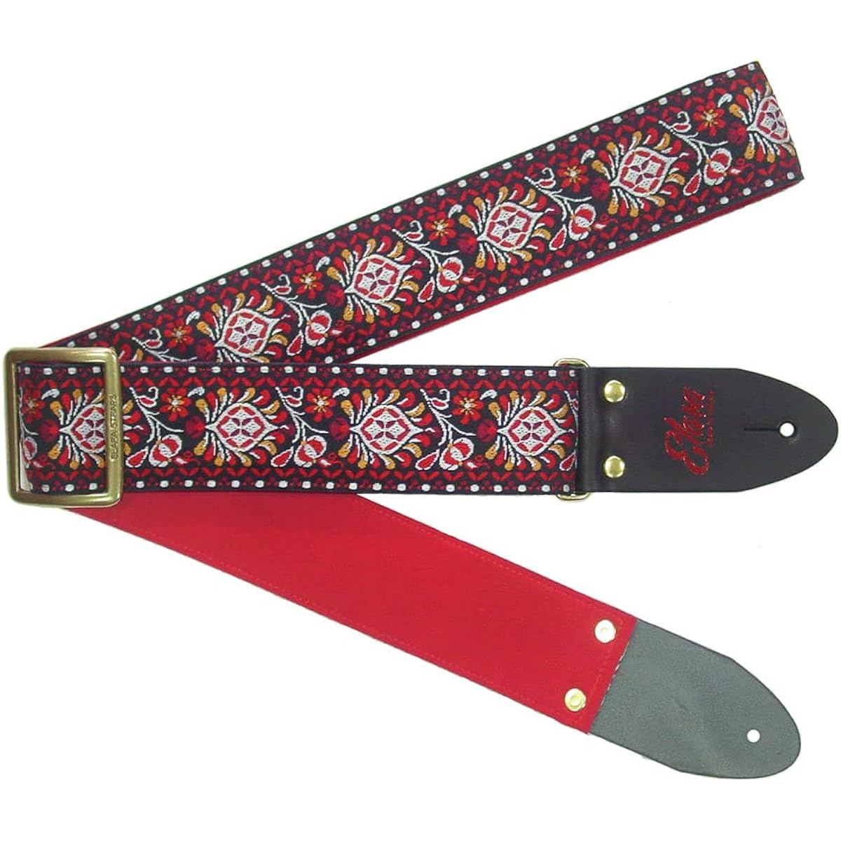 Elara Straps Peacock Queue Red Ultrasuede