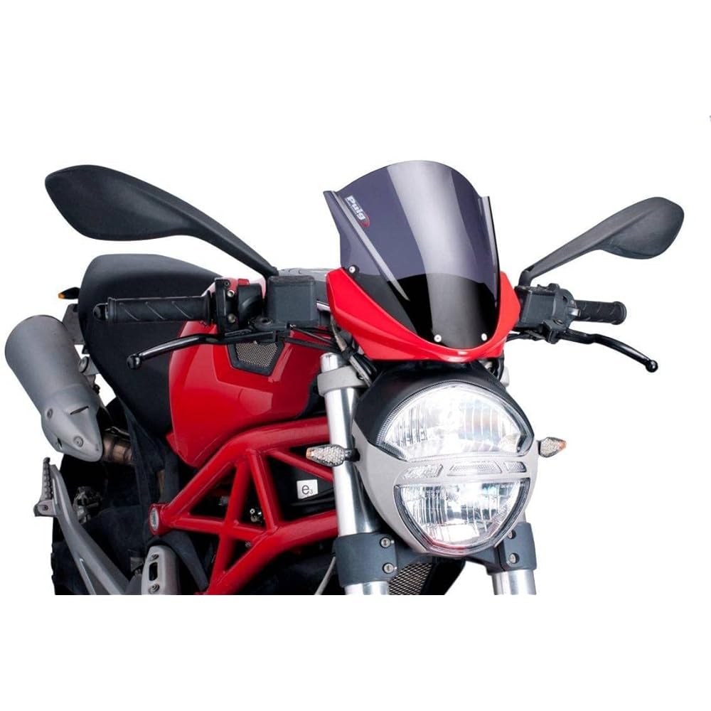 Puig 5650F RACING-SCREEN [DARK SMOKE] DUCATI MONSTER1100/796/696 Puig Screen Cowl