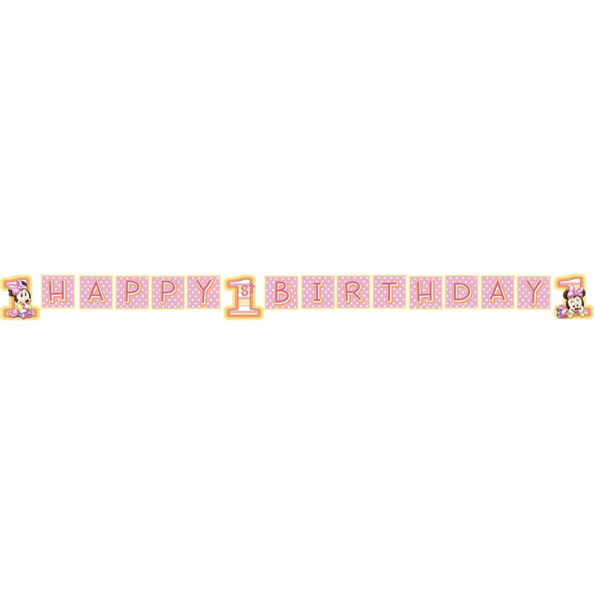 Disney's Minnie Mouse 1st Birthday Party Banner