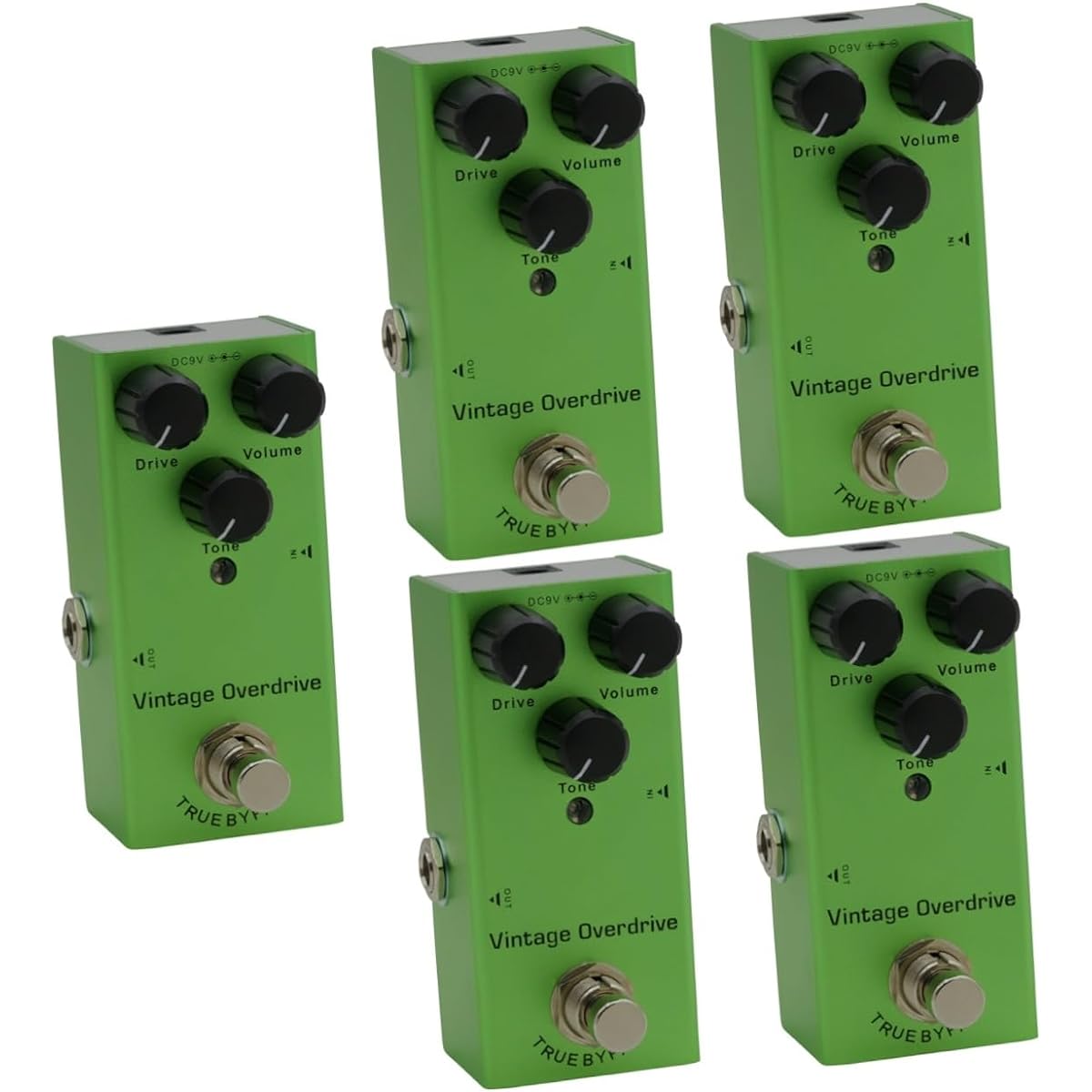 Vaguelly 5pcs Guitar Effects Electric Guitar Pedal Bass Guitar Bass Effect Pedal Electric Guitar Effector Bass Delay Pedal Mini Delay Pedal Looper Guitar Pedal Electric
