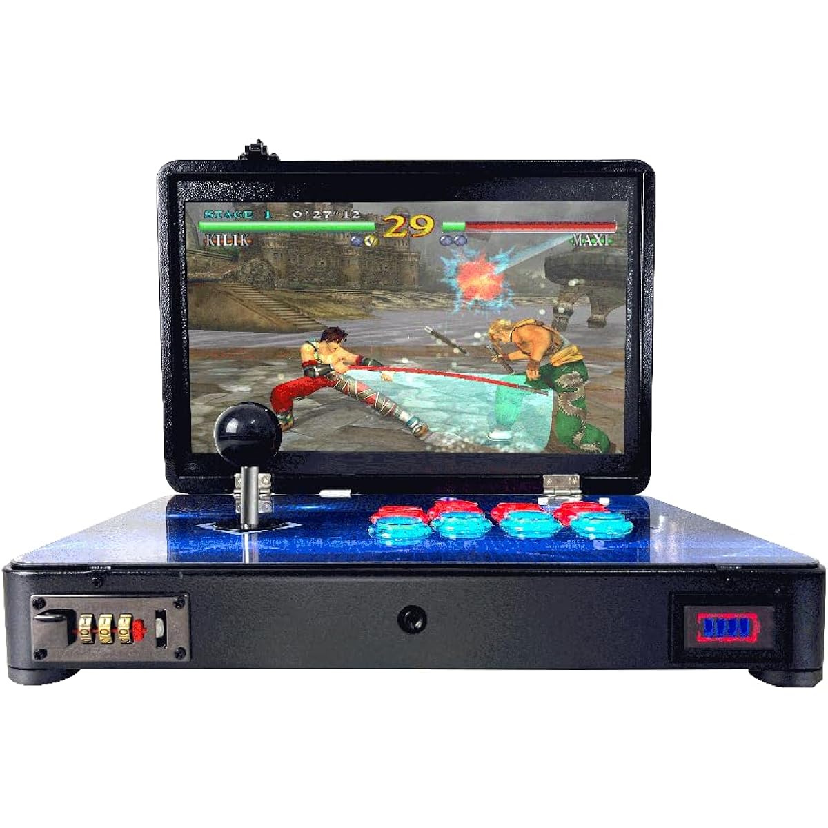 WYGAMING Handheld Games for Kids Portable Retro Video Game Player 1000+ Classic Games 14" LED Screen Family Recreation Arcade Games Pandora Box System Kids Birthday Gift