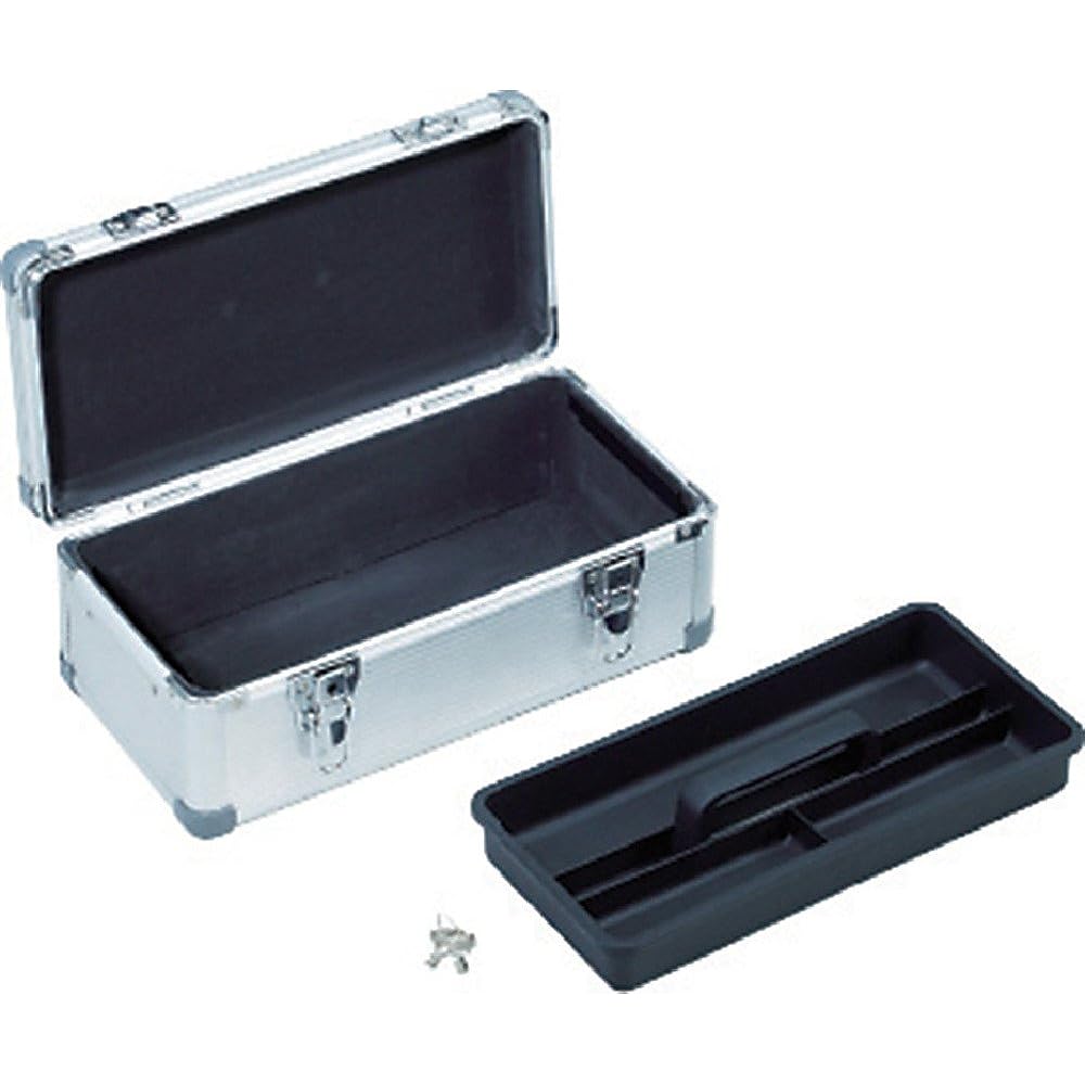 TRUSCO Aluminum Case with Inner Plate 420X198X187 Silver TACN-45