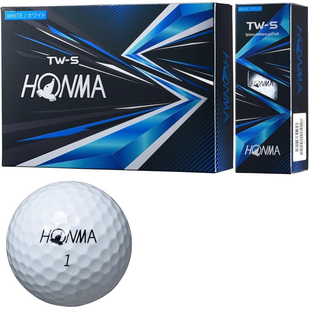 Honma Golf HONMA Ball TW-S Ball 2021 Model 5 Dozen Set 5 Dozen (60 Pieces)