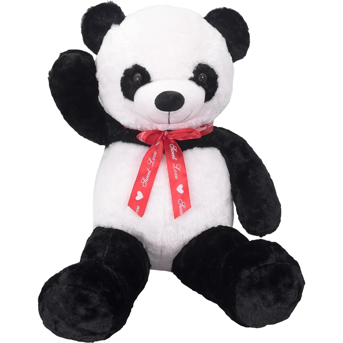 LOVOUS Super Soft Giant Stuffed Animal Panda Bear Plush Toy Gift for Kids 3.3 Feet (39 Inches)