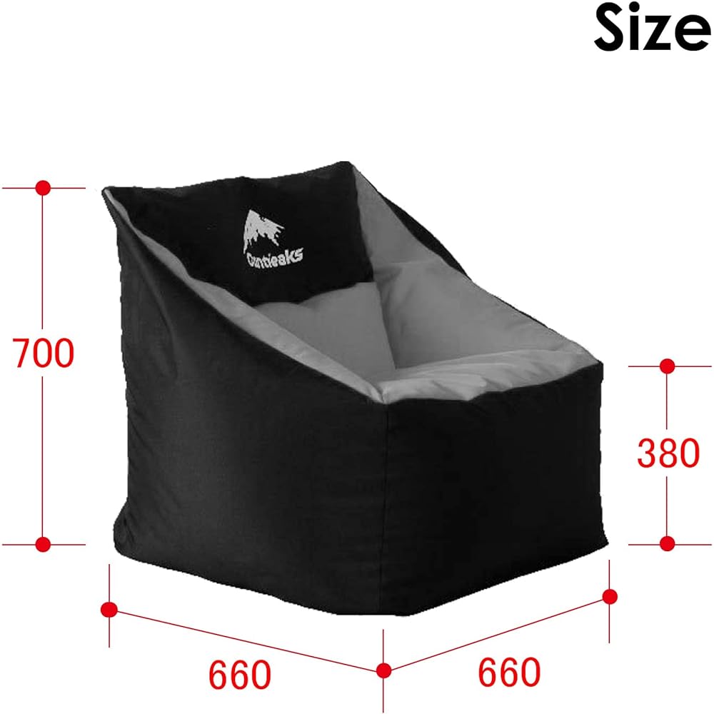 Contieaks Square Beaded Sofa Gray 330294