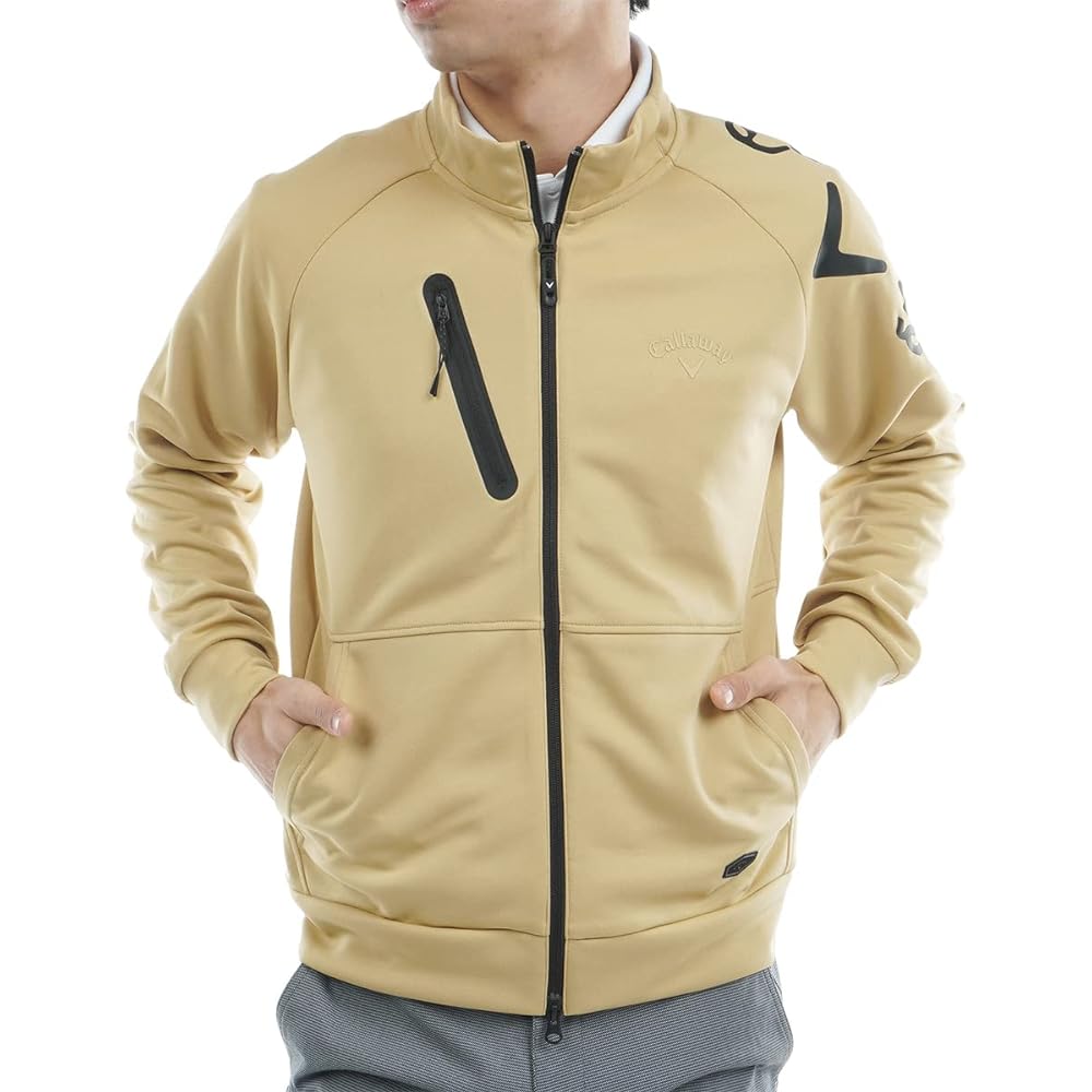 [Callaway] Men's Full Zip Sweatshirt (Cardboard Knit) / Golf / C23117100