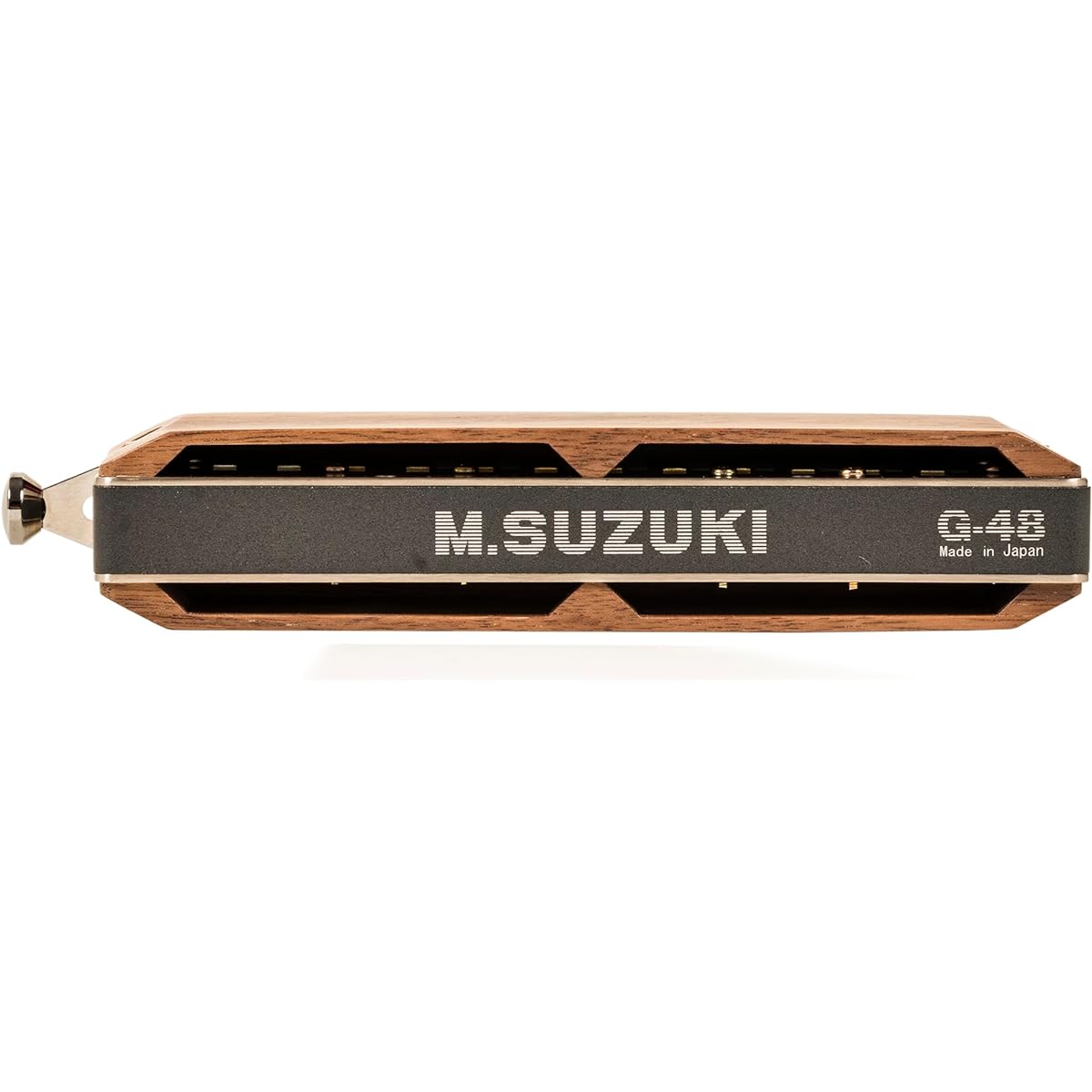 SUZUKI Chromatic Harmonica Gregor Series Wooden Cover Model G-48W