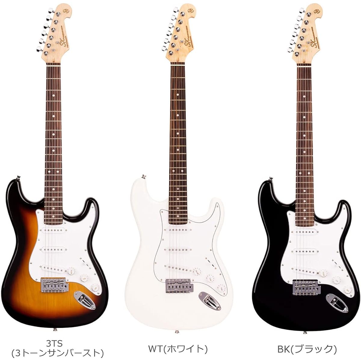 SX ED1 Electric Guitar Beginner 14-piece Set [With VOX Amplifier] WH Stratocaster Type SX