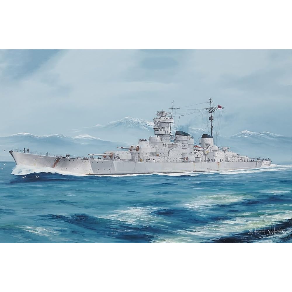 Trumpeter 1/350 German Navy Battlecruiser Barbarossa Plastic Model 05370 Molding Color