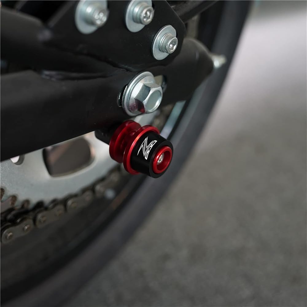 Uminino Motorcycle M8 Swing Arm Slider Spool 8mm Stand Screw Fit Kawasaki Z 800 Z800 2013 2014 2015 2014 Swing Arm Slider Spool (Size: S Red)