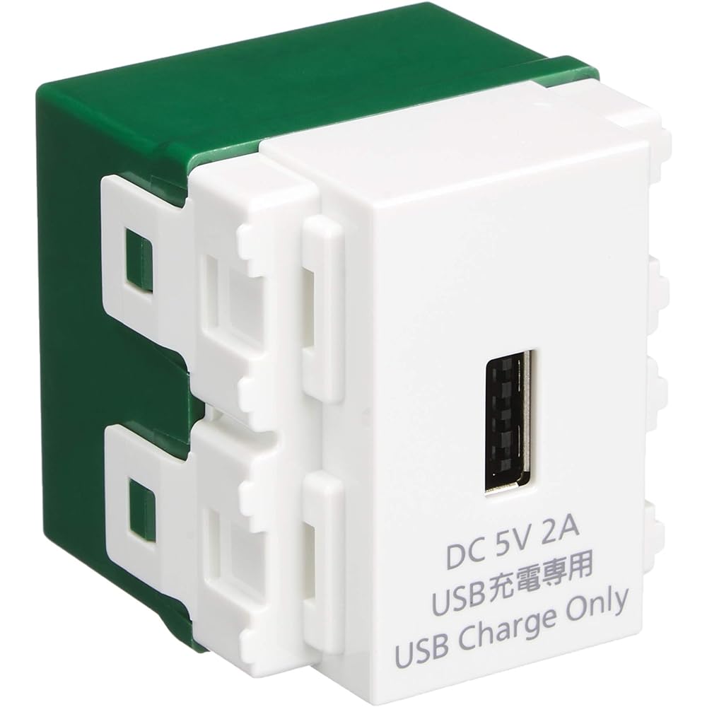 Panasonic Cosmo Series Wide 21 Embedded Charging USB Outlet White WN1471SW