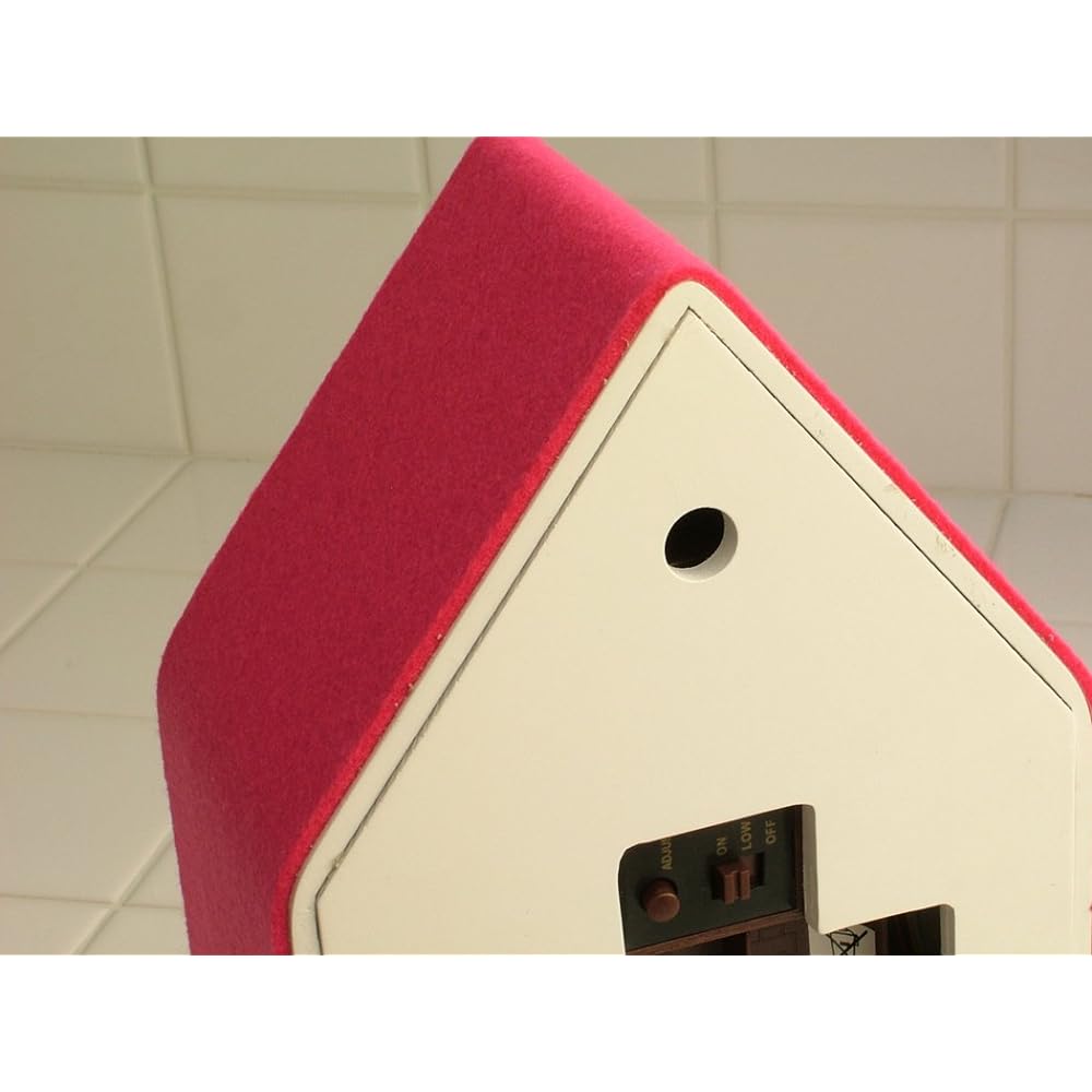 Paradeck Koko Felt Stand & Wall Cuckoo Clock Orange + Body Black KKM-150BOR