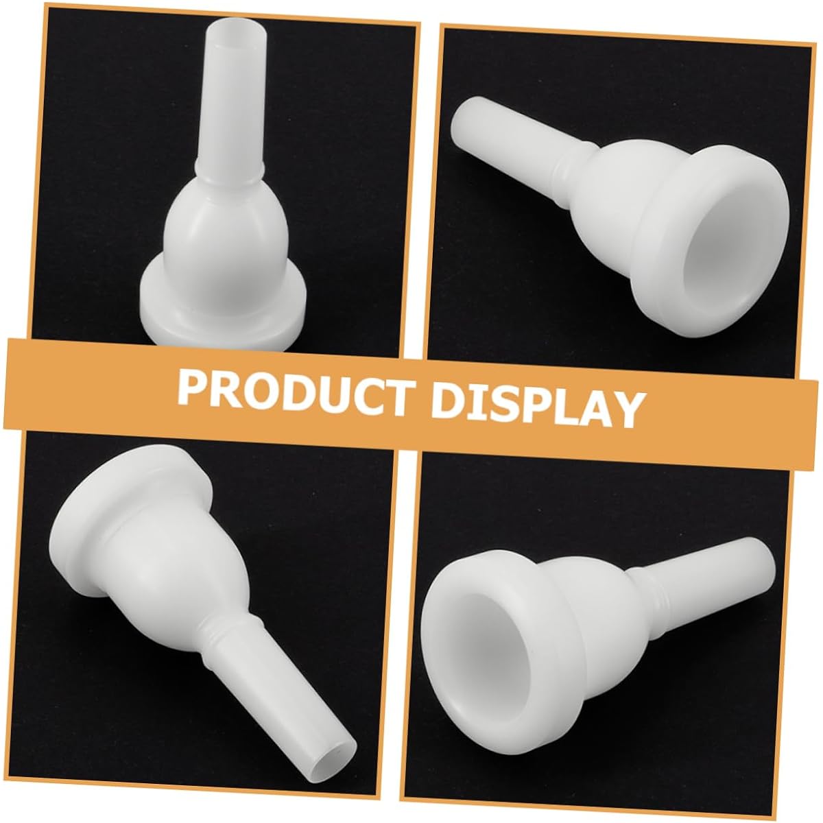 Vaguelly 5pcs Mouthpiece Tuba Accessories White Musical Instrument Metal Large Mouth