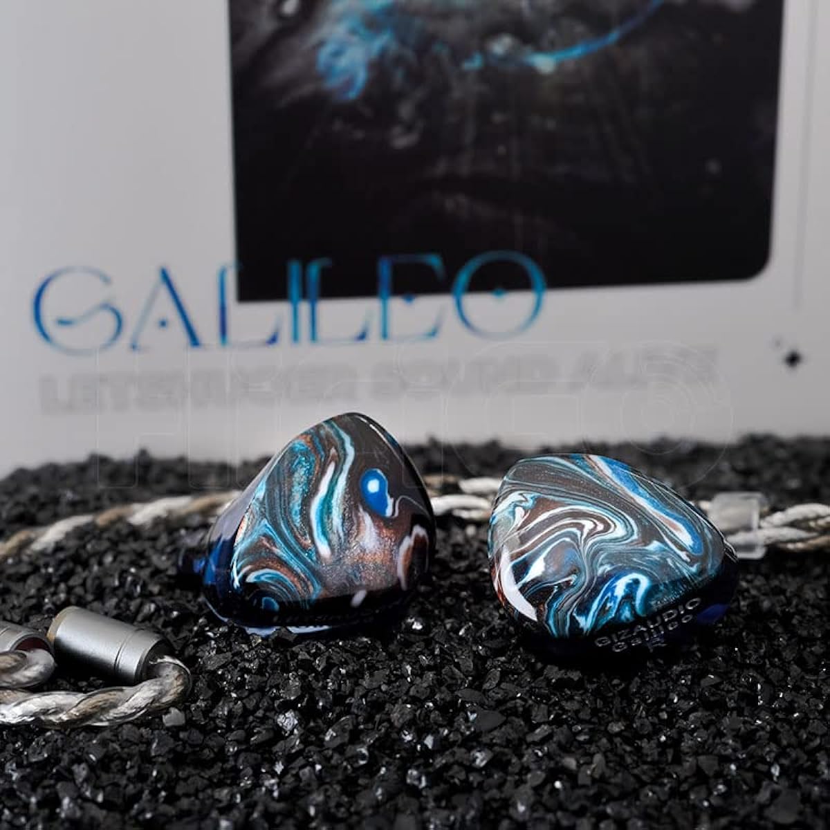 HiFiGo LETSHUOER x GIZAUDIO Galileo Dual Driver Hybrid In-Ear Monitor 10mm Dynamic Driver + Balanced Armature Unit IEM In-Ear Earphone (4.4mm Plug)