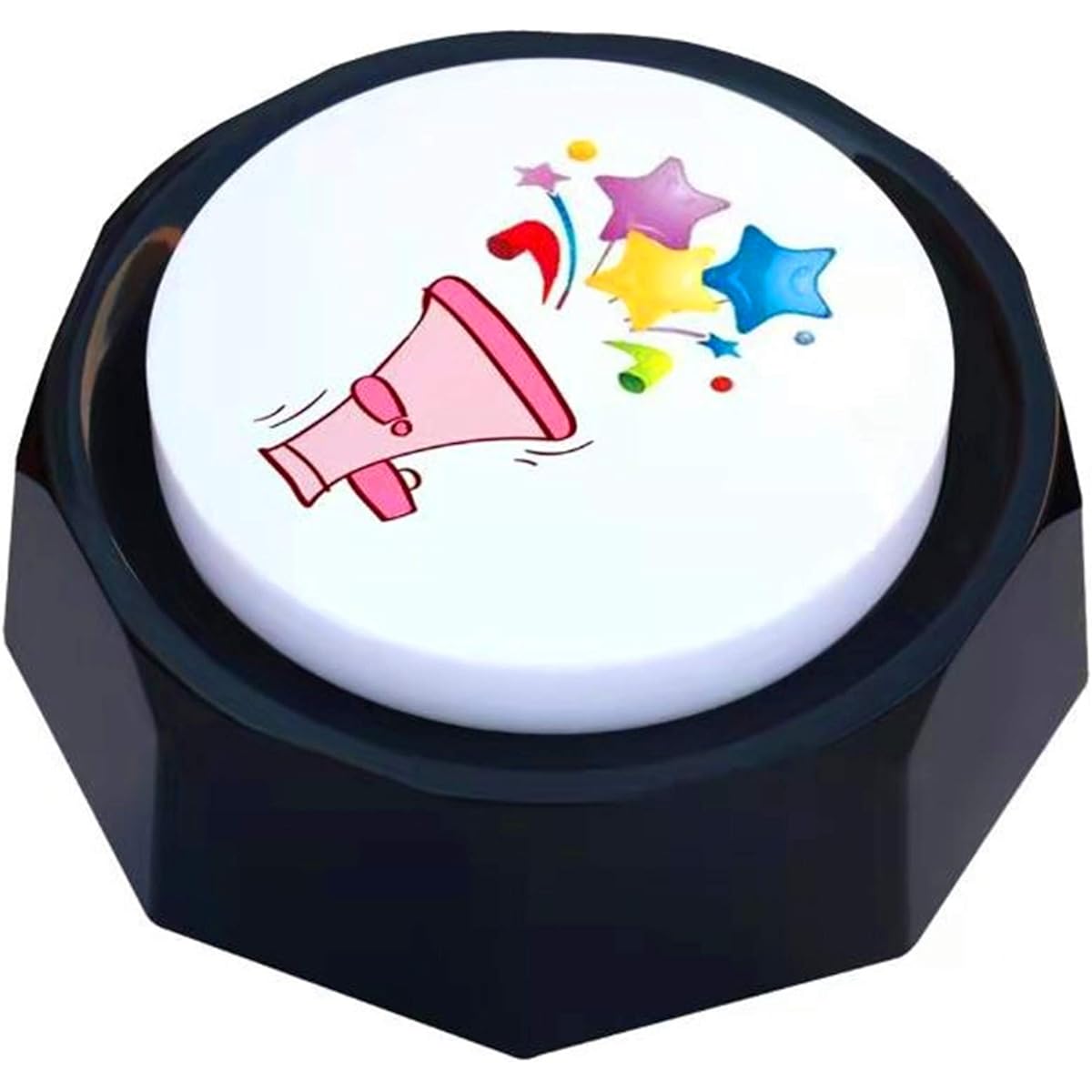 Neutral Boss Key Horn Button - Air Horn Sound Effect Button Hip Hop Rap Talking Button DJ Horn Sound Effect - Funny Gag Gift (Batteries Included)