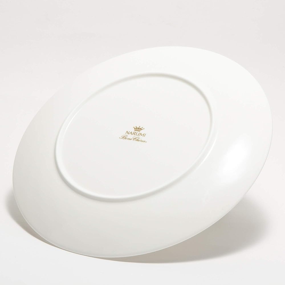NARUMI Plate Sense Relief White 30cm Rim Microwave Warming/Dishwasher Safe 51800-5769