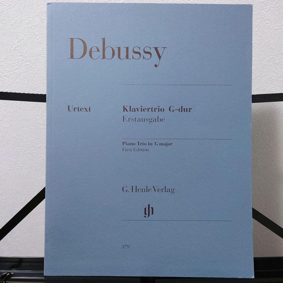 Debussy Piano Trio Piano Trio Henle Chamber Music Score