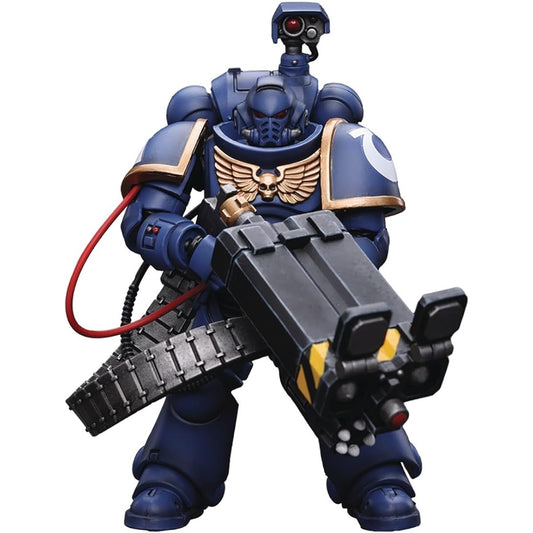 JoyToy Warhammer 40K Ultramarine Desolation Marine Castellan Launcher (Superkrak) 1:18 Scale Action Figure