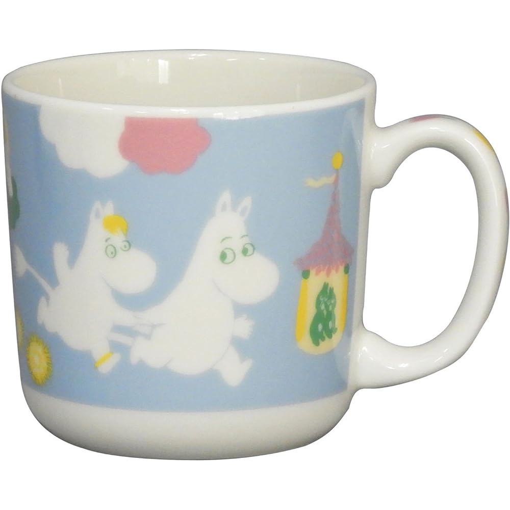 Yamaka Shoten MOOMIN "Baby Kids" Tableware Set 6 Pieces Baby Children's Tableware (Gift Box) Microwave Dishwasher Safe Moomin Goods Scandinavian Mother's Day Present Tableware Gift Wedding Gift Made in Japan MM1200-115
