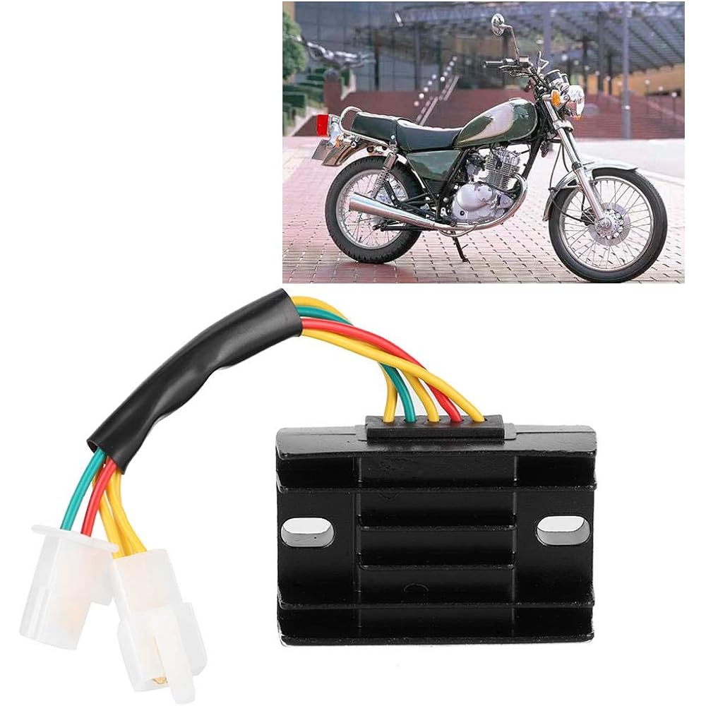 Voltage Rectifier For Suzuki GN125 1982-83 91-97 GZ250 1999-00 02-10 Aluminum Alloy Voltage Regulator Rectifier OE:32800-05300