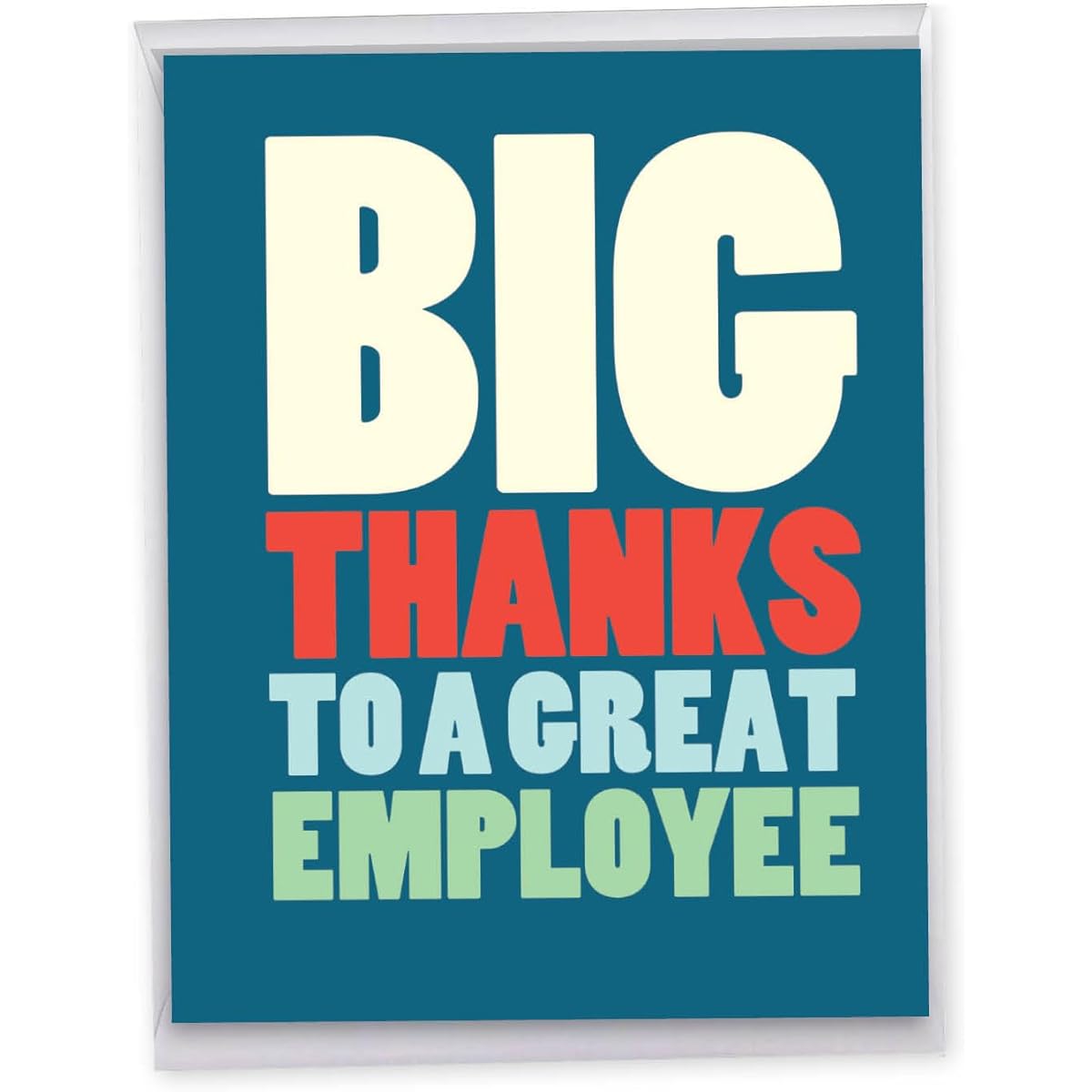 NobleWorks Employee Appreciation - Employee Appreciation - Employee Appreciation Day Cards with Envelopes (Letterhead 8.5" x 11") - Thank You for Good Workers J3116EMG-US
