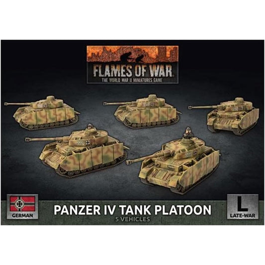 War of Fire: Late War: Germany: Panzer IV Platoon (GBX142)