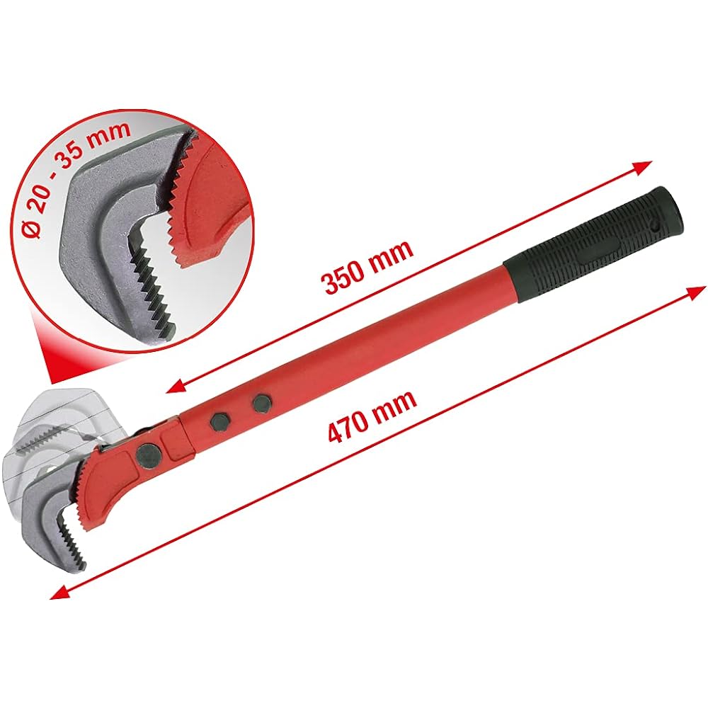 KS Tools Adjustable Pliers for Push Rods 18 Inch 150.1631