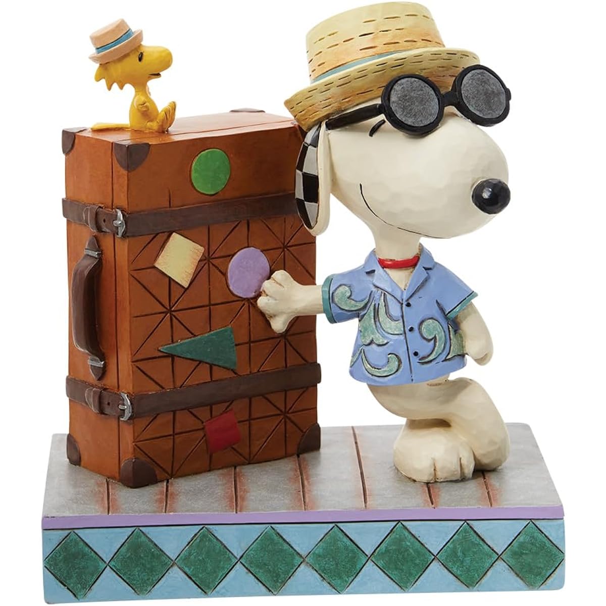 JIM SHORE Snoopy & Woodstock Vacation 6014337
