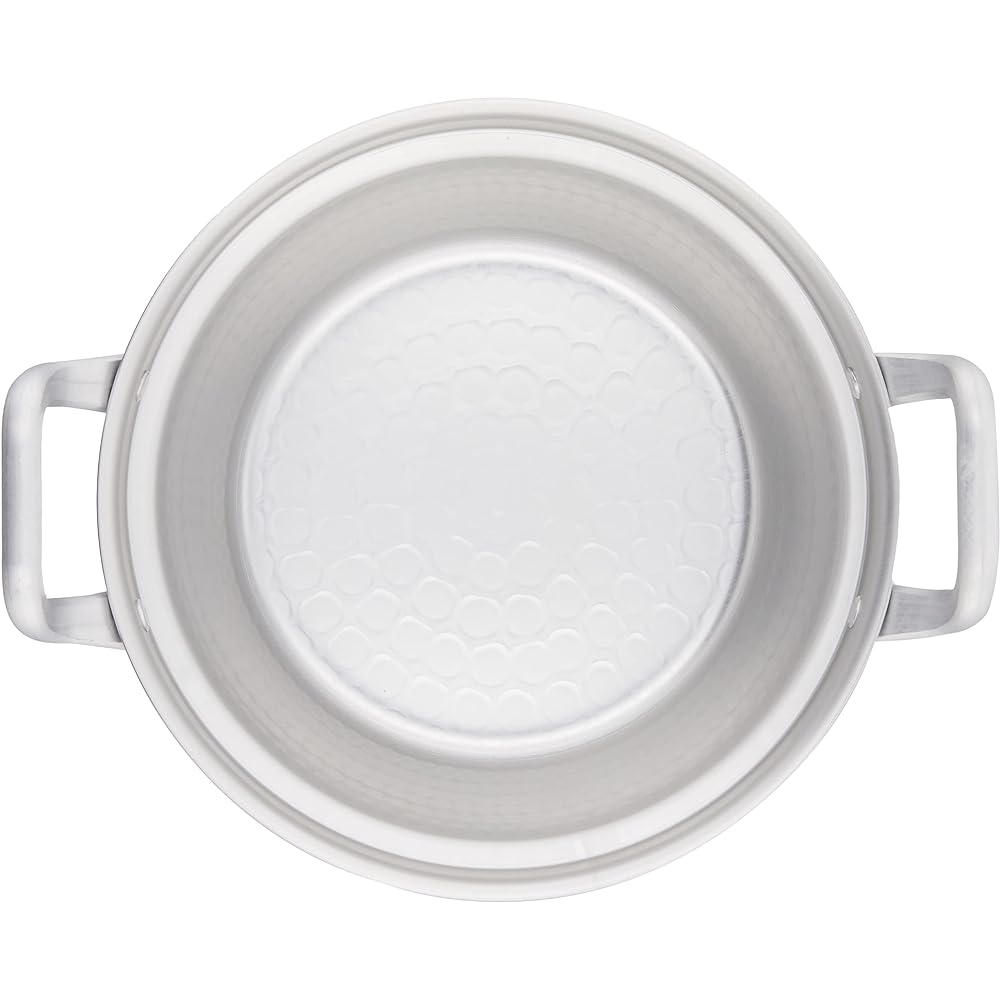 Hokuriku Aluminum Tiered Pot with Wooden Lid Mansaiden 18.5cm For Gas Fire Only Made in Japan