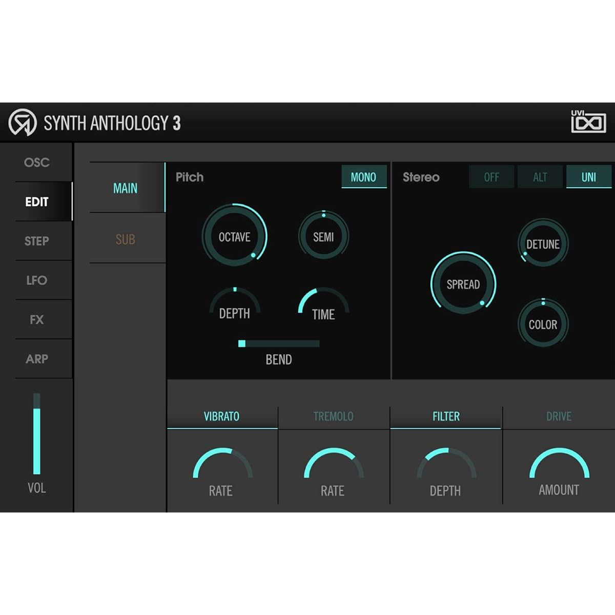 UVI Synth Anthology 3 - Synthesizer Sound Source
