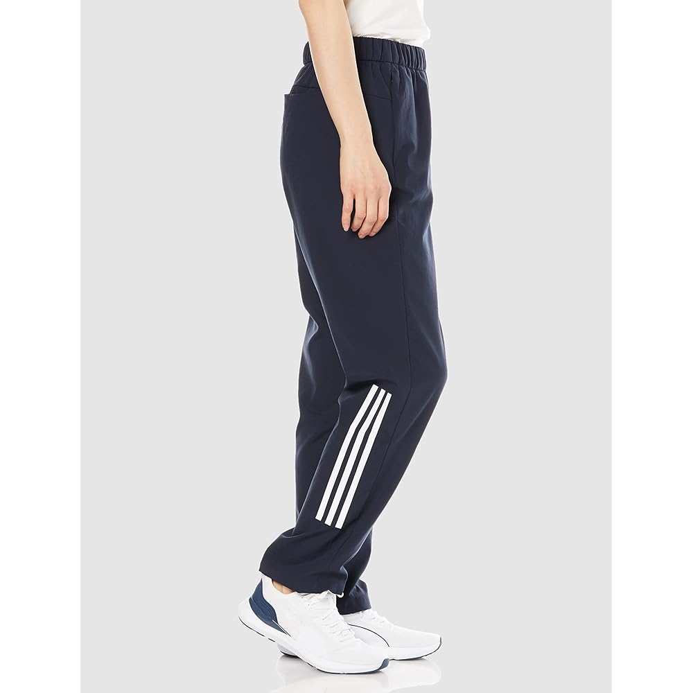 Adidas QH841 Women's Jersey Bottom Loose Fit Color Block Woven Pants