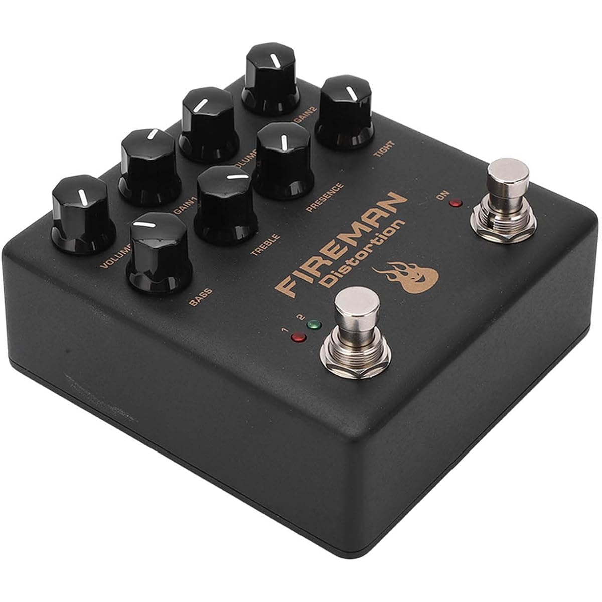 Guitar single effect, wider dynamic range distortion effect pedal true bypass 2 channels (for electric guitar)