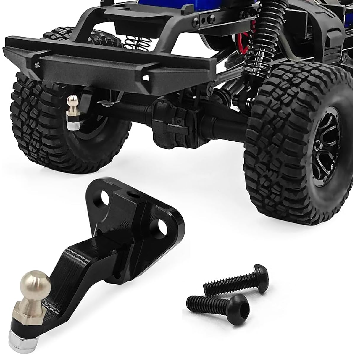 Benedict Harry Aluminum Tow Trailer Hitch Shackle Hook for 1/18 TRX4M Defender RC Crawler Car Upgrade