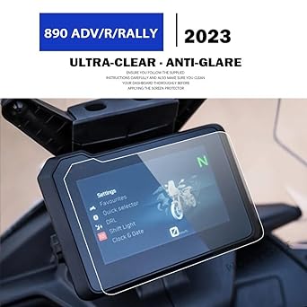 DEMUR 890 Adventure R/Rally 2023 Motorcycle Accessories Scratch Cluster Screen Dashboard Protection Instrument Film Dashboard Screen Protector (Size : 4 SETS)